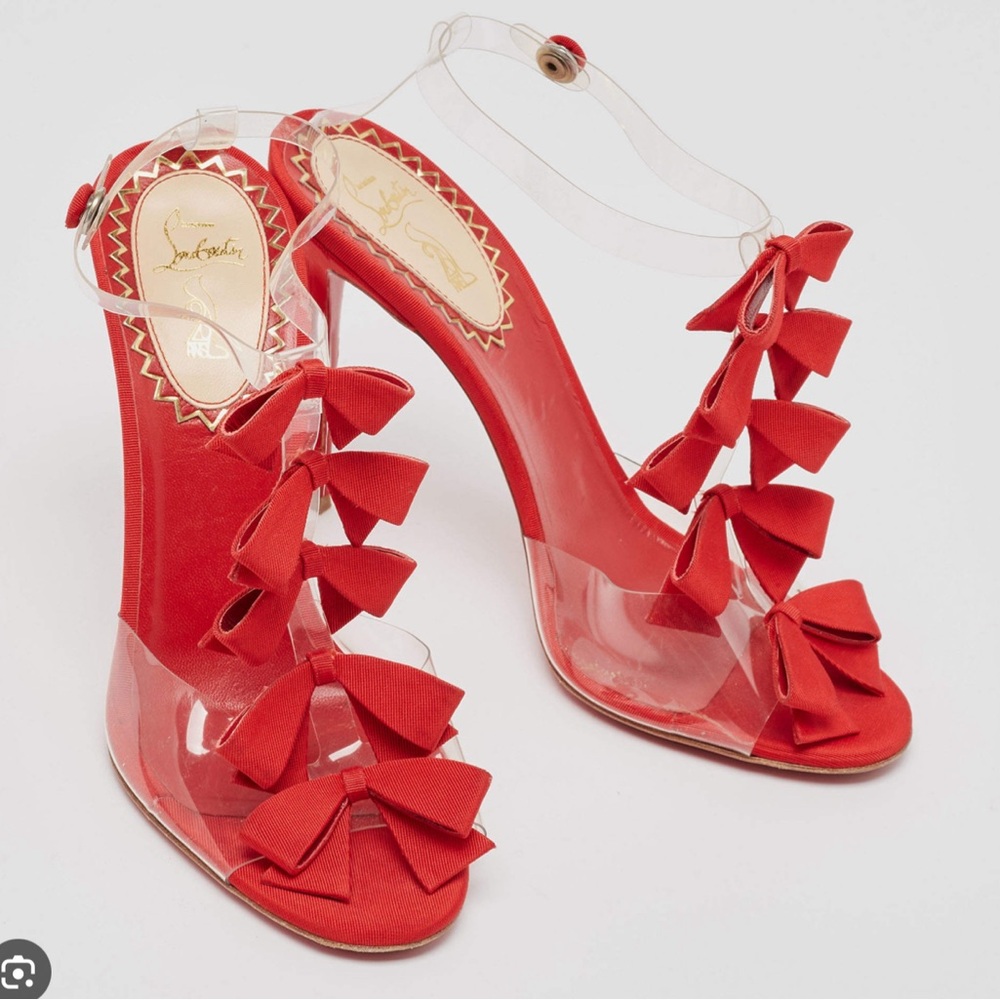 Christian Louboutin 20th Anniversary Collector’s Bow Bow Sandal - 39